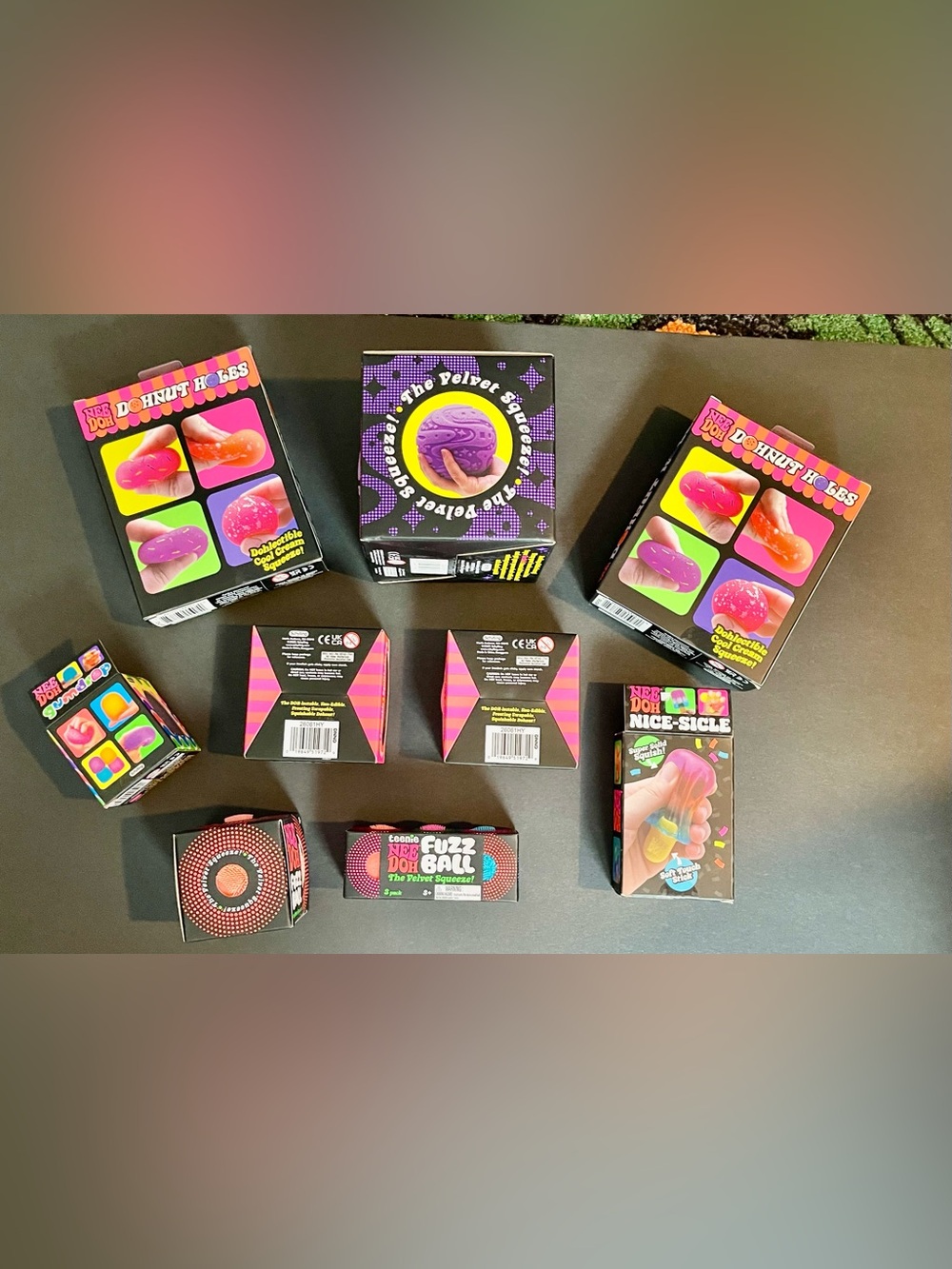 NeeDoh SuperFuzzBall/DOHNUT HOLES/Gumdrop/Nice-Sicle/DOHNUTS/Tennie Fuzzball LOT - Picture 2 of 16